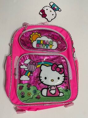 Hello Kitty Small pink backpack 12 inch school bag, New with tag!